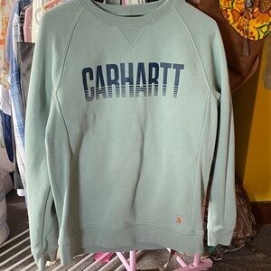 Carhartt crew neck sage green size medium